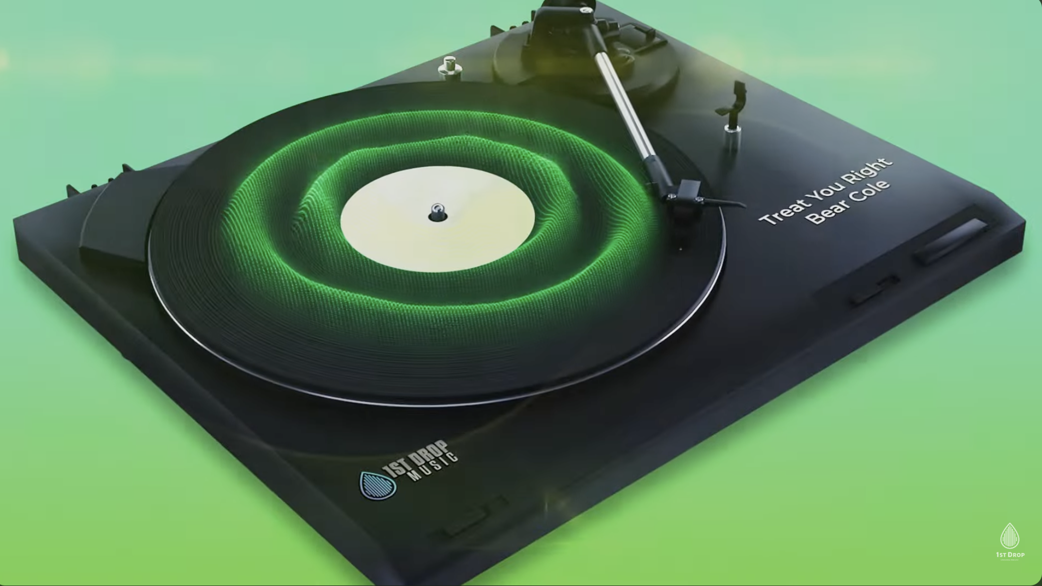 Video artwork for Treat You Right (Music Visualizer) - Bear Cole